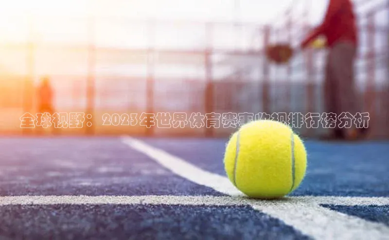 中欧体育官方网站链接百度数据开放平台全球视野：2023年世界体育赛事收视排行榜分析